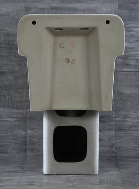 阳台瓷拖把加池分体拖陶布池加独脚高污水池中号深82011拖布盆水