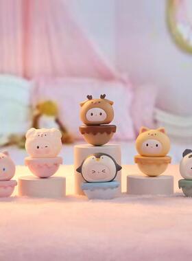 可爱卡通YO乐翻翻不倒翁公仔家居客厅装饰摆件儿童玩具小礼物