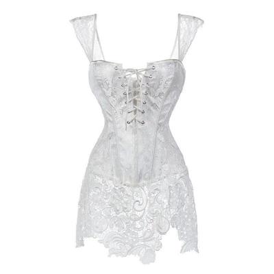 White Corset Dress Women