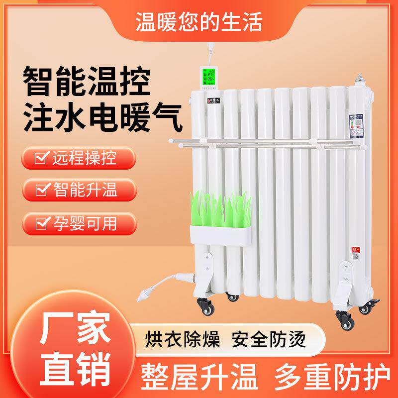 电暖器壁挂立式卧室浴室取暖器节能智能温控注水静音电暖器