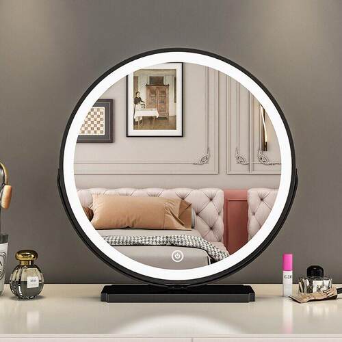 Internet celebrity makeup mirror desktop with LED light