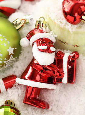 挂饰圣诞节圣诞50pcs彩绘挂件圣诞树装饰品 装饰套装球 /set