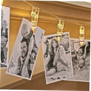 Banner Wedding Decoration Photo Party Light Birthday Clip