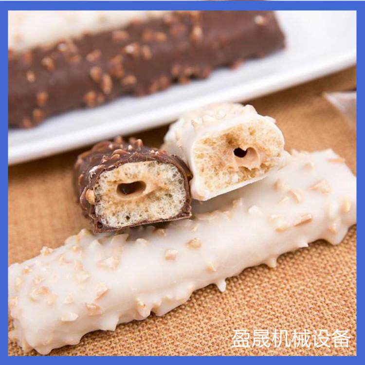 谷物能量棒膨化机 台湾米果膨化机 夹心米果生产线 全自动膨化机