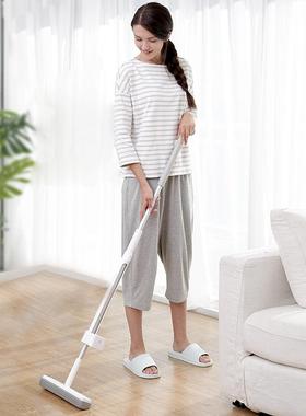 OF9D免手洗胶棉拖把家用一拖净懒人拖把挤水墩布吸水站立海绵