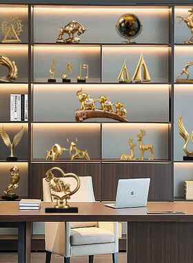 大象摆件轻奢高档酒柜装饰品家居客厅电视柜办公桌面乔迁新居礼品