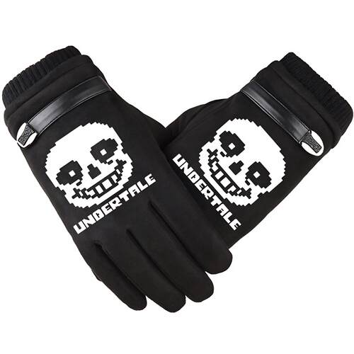 传说之下手套 UNDERTALE Sans 游戏周边冬季保暖男女骑车手套