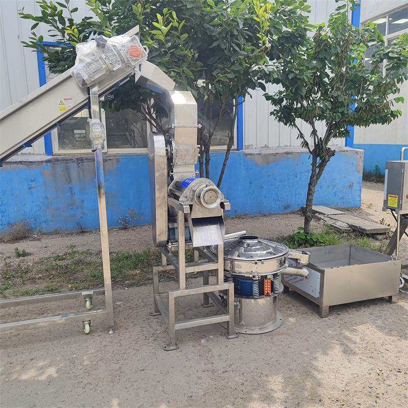 水果破碎榨汁机柠檬番茄螺旋挤汁机草莓蓝莓压汁机果泥加工设备