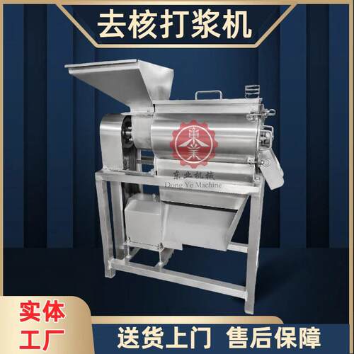 大产量蓝莓打浆榨汁设备樱桃去核打浆机工厂用西红柿榨汁机