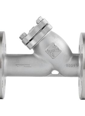 304不锈钢y型法兰过滤器不锈钢蓝式过滤器GL41W30蒸汽水管过滤阀
