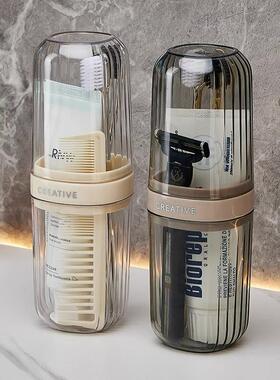 Travel Mouthwash Cup Portable Toothbrush Set Luxury Plastic