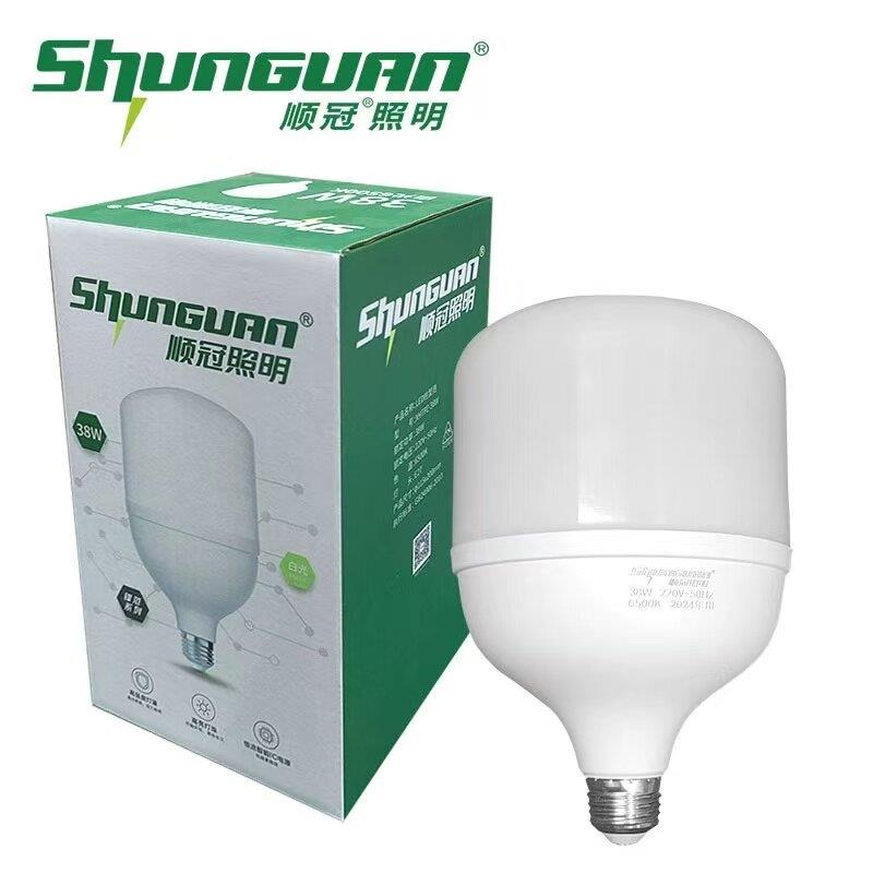 顺冠led灯泡5w9w13w18w28w38w48w节能灯家用超亮e27螺口led照明图片