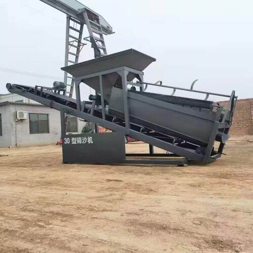 0型小型滚筒筛沙机全自动砂石筛选机沙场小型筛分设备