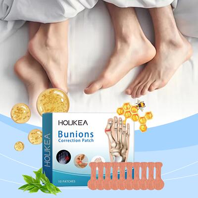 HOUKEA Bunion Toe Care Pads - Toe Separators for Preventing