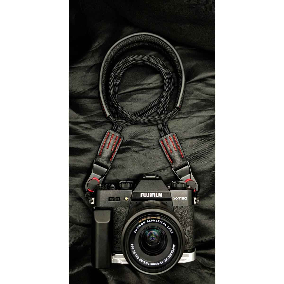 快拆扣超软绳真皮背带 相机双绳减压肩垫手工制作肩带 可兼容PD扣