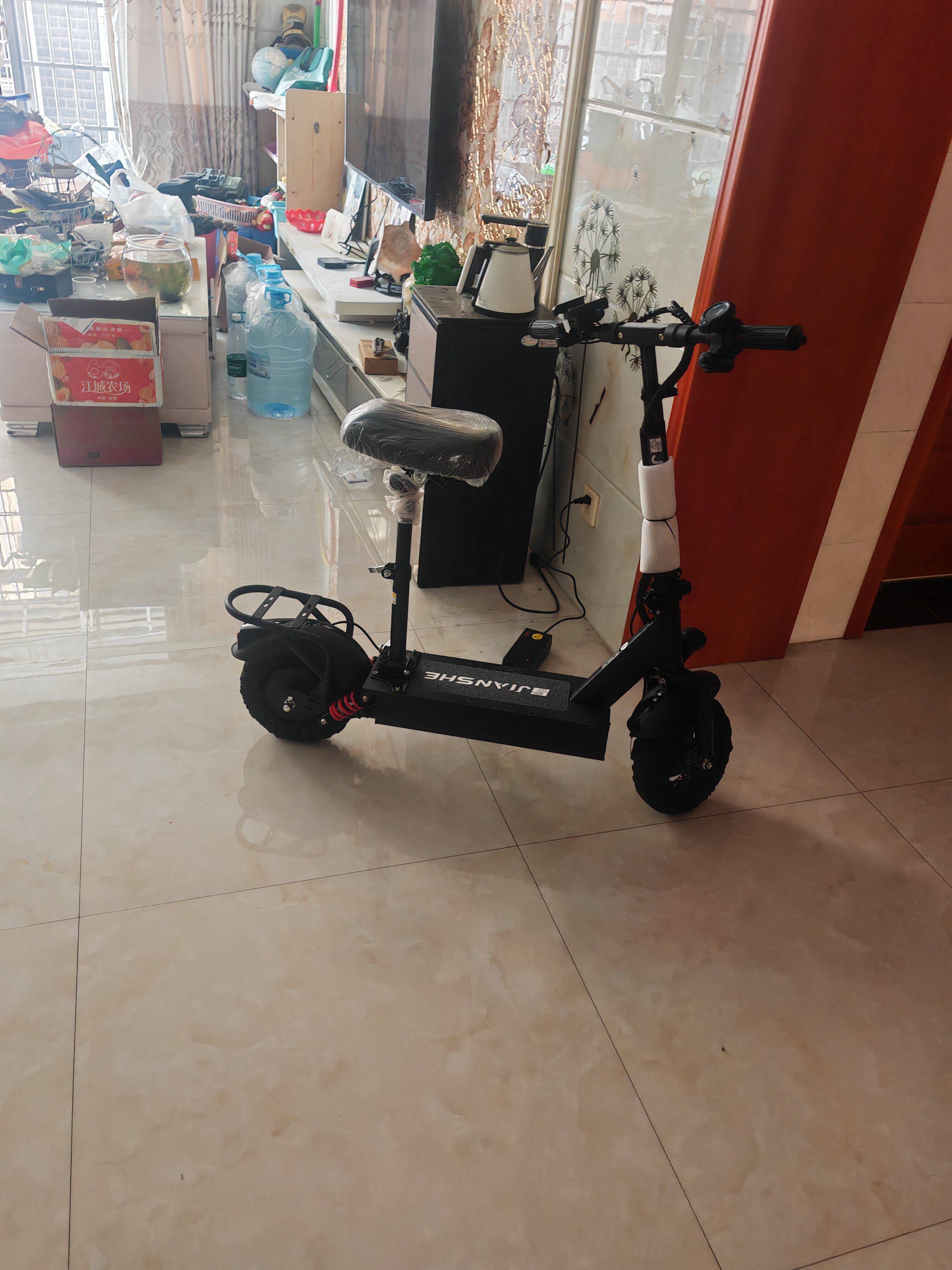 Мощный электросамокат Jianshe 1500 Вт: запас хода до 150 км, складной, NFC, для профессионального использования photo review