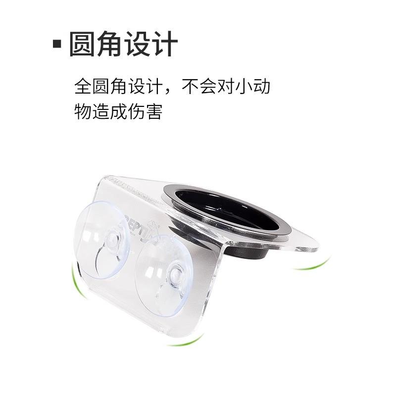 reptizoo爬虫睫角守宫食盆水盆蜥蜴食盆甲虫果冻台睫角守宫果泥盆