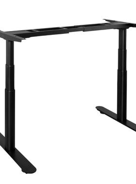 圆管可动移动电电椭34201升降桌架腿电动双电机正装三脑节办公桌