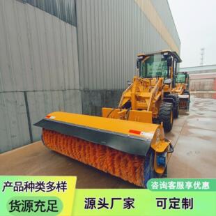 市政环卫车加装滚雪刷自带动力除雪辊刷车载扫雪机生产厂家