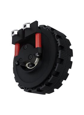 全金属紧凑型UGV悬挂 7.5kg/3kg负载能力可选 可适用多种轮毂电机