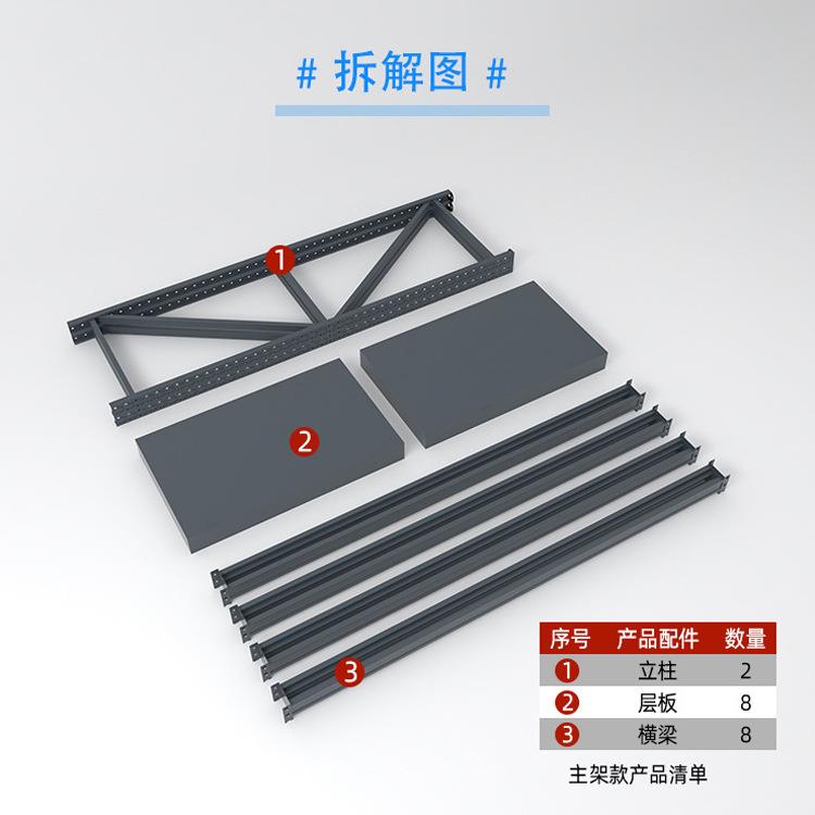 仓库货仓架重型储置物食储物架/折扣仓零特架卖仓超市加厚