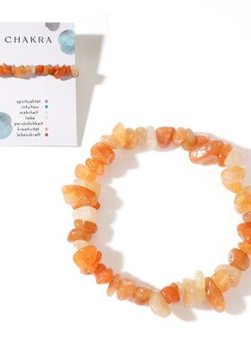 不规则原石原石水晶矿物女士手链