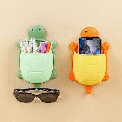 1pc Cute Turtle Design Storage RackWall storage box