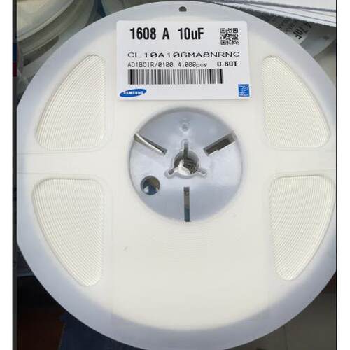 贴片电容CL10A106MA8NRNC 0603 106M 25V X5R 10uF陶瓷电容