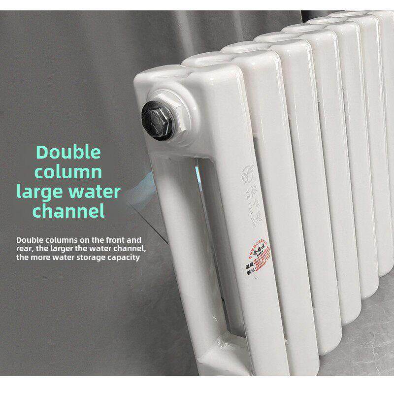 阳台专用超低散热器钢双柱散热器大型水路散热器可接地至Heattech