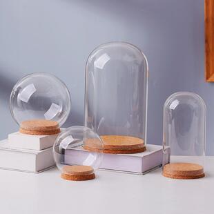 diy超轻粘土软陶羊毛毡手办防尘玻璃罩Sonny angle容器木塞玻璃瓶