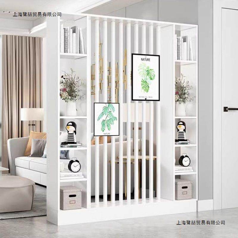 入户屏风玄关隔断简约现代小户型家用北欧屏风玄关客厅简易置物架