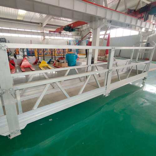 出口外贸铝合金电动吊篮高空作业商品房外墙施工zlp630电动吊篮