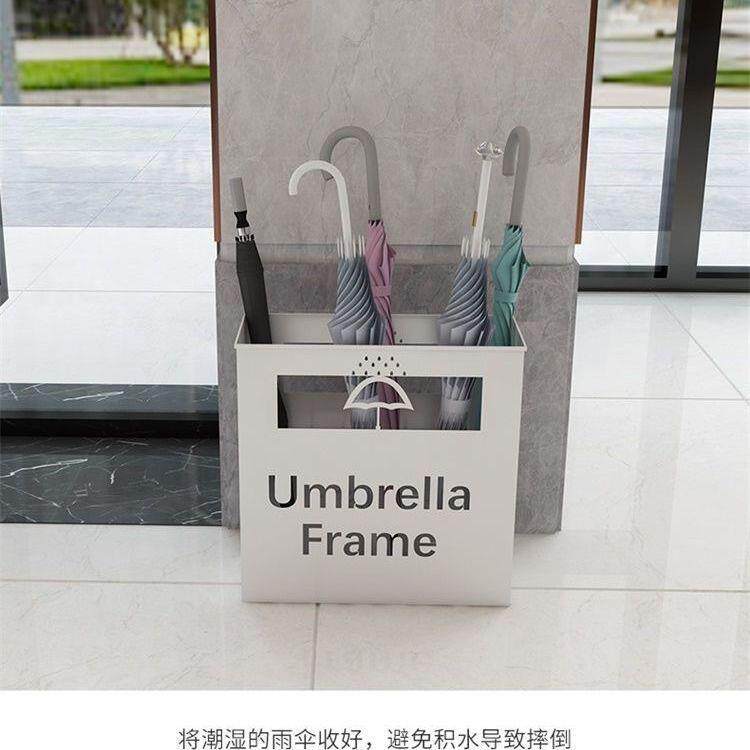 铁艺收纳桶落地式放伞架子雨伞置物架商用酒店大堂家用伞筒雨伞桶