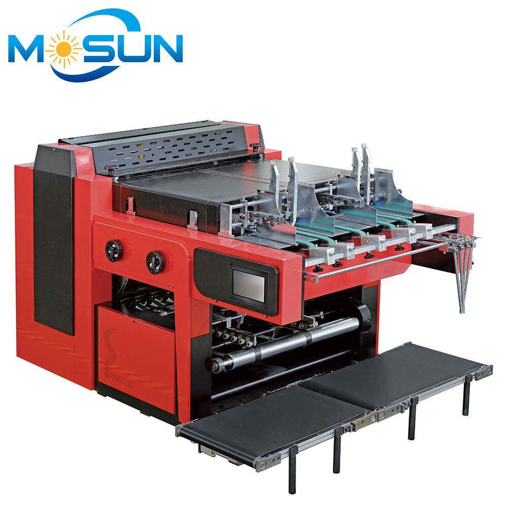 MSKC1000C全自动滚筒式起沟机带清废灰纸板高端礼盒开槽机纸箱