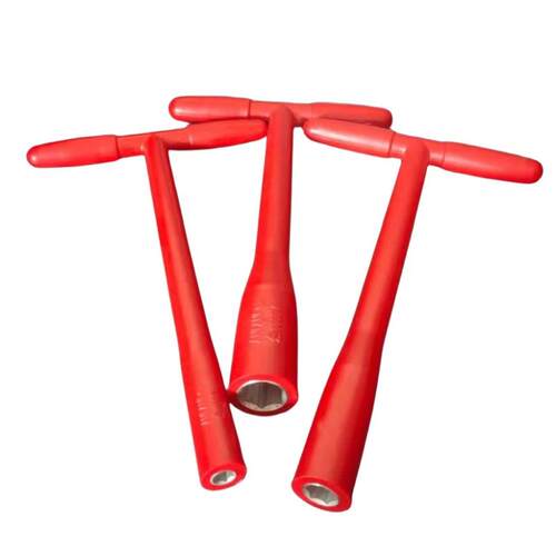 绝缘T型套筒扳手6-19mm绝缘扳手耐压1000V电工手动工具六角型