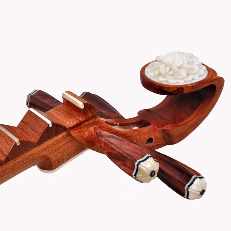 红木巴花木琵琶专业演奏初学入门成人儿童弹拨民族乐器全套配件