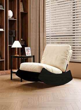 ?复古客厅摇椅家XMJ05242单人沙发椅闲懒休人椅古风阳中台躺椅午