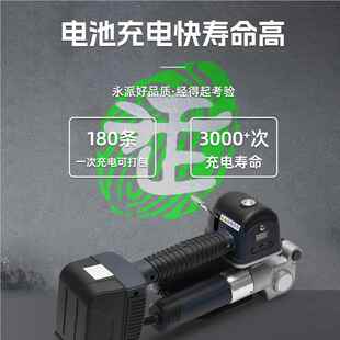 永BSW派DtD19A砖厂专用电动打包钢塑带打包机全自动机捆扎机pe手
