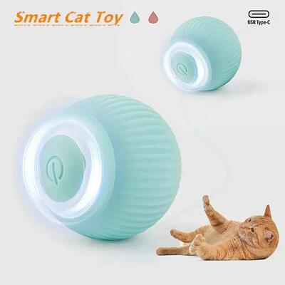 Smart Cat Rolling Ball Toys Rechargeable Cat Toys Ball Motio