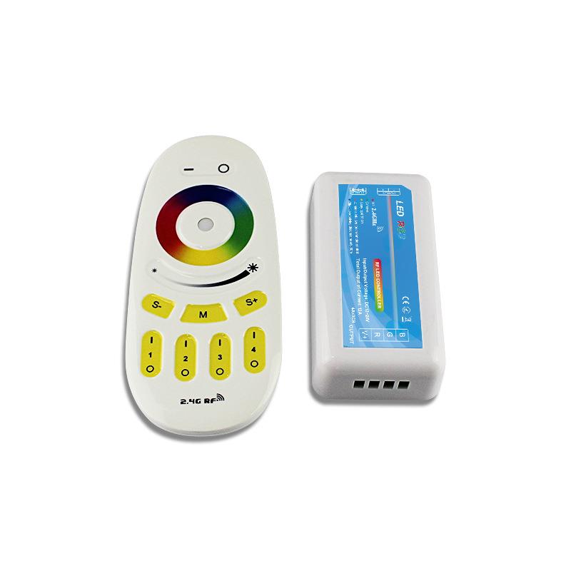 厂家触直销RF2.4G分组摸RGBB控制器RG灯带控制器4分组GYHLD控E制