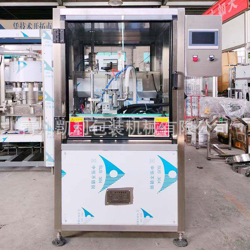 小型单头灌装机单头转子泵灌装机橄榄油、核桃油、香油、亚麻