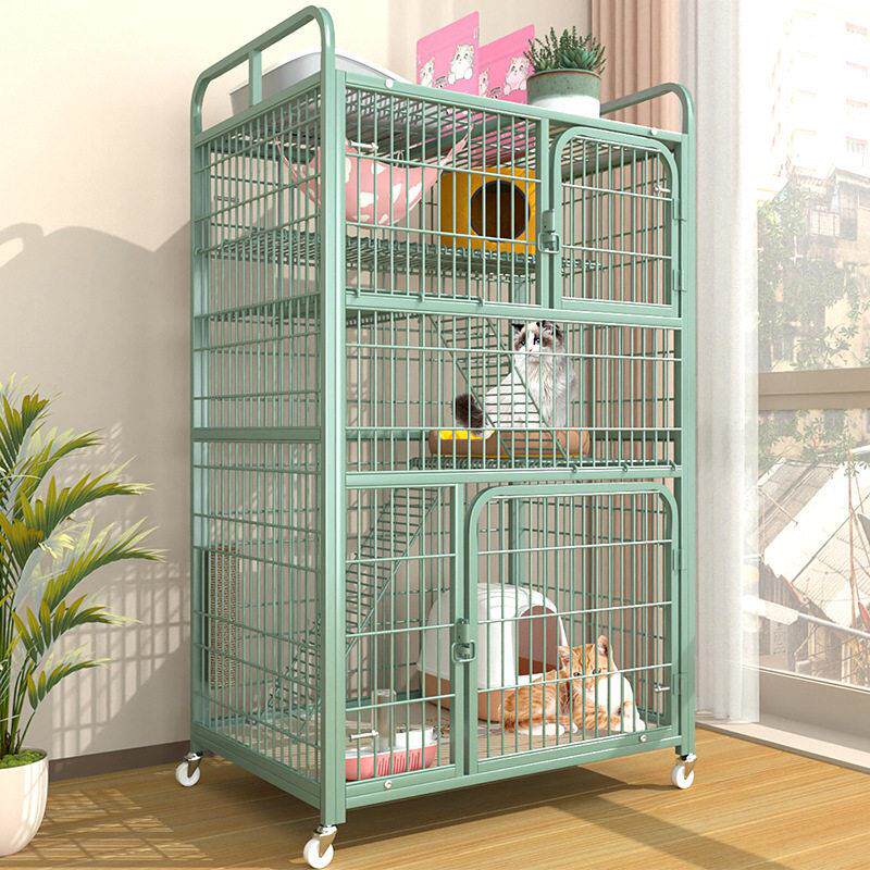 松鼠笼三层龙猫貂笼花枝鼠别墅龙猫柜笼大号貂笼宠物鸟笼