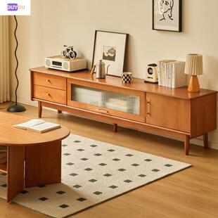 度有加真厅家用型纳电634视柜收储物柜一客体实木小户茶几电视柜