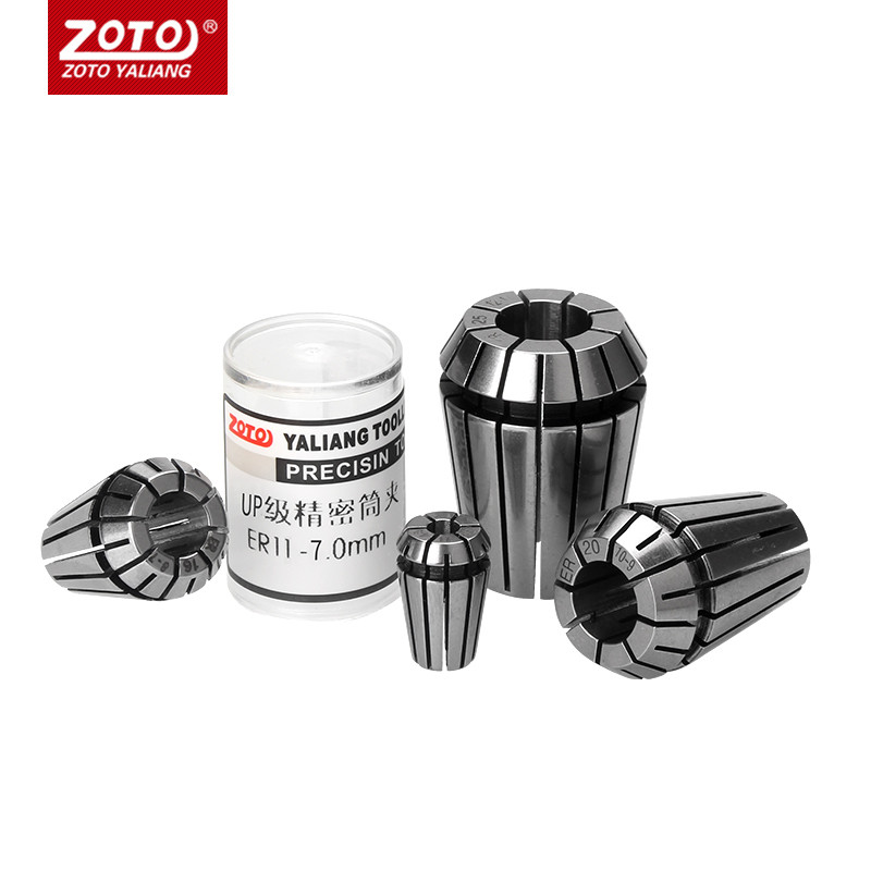 zoto 高精度er11夹头数控精雕机锣机雕刻cnc加工中心弹簧弹性筒夹