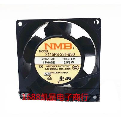美蓓亚31/15FS-23T-B3030V*9.5889558W80*80238MM铝框轴流风机