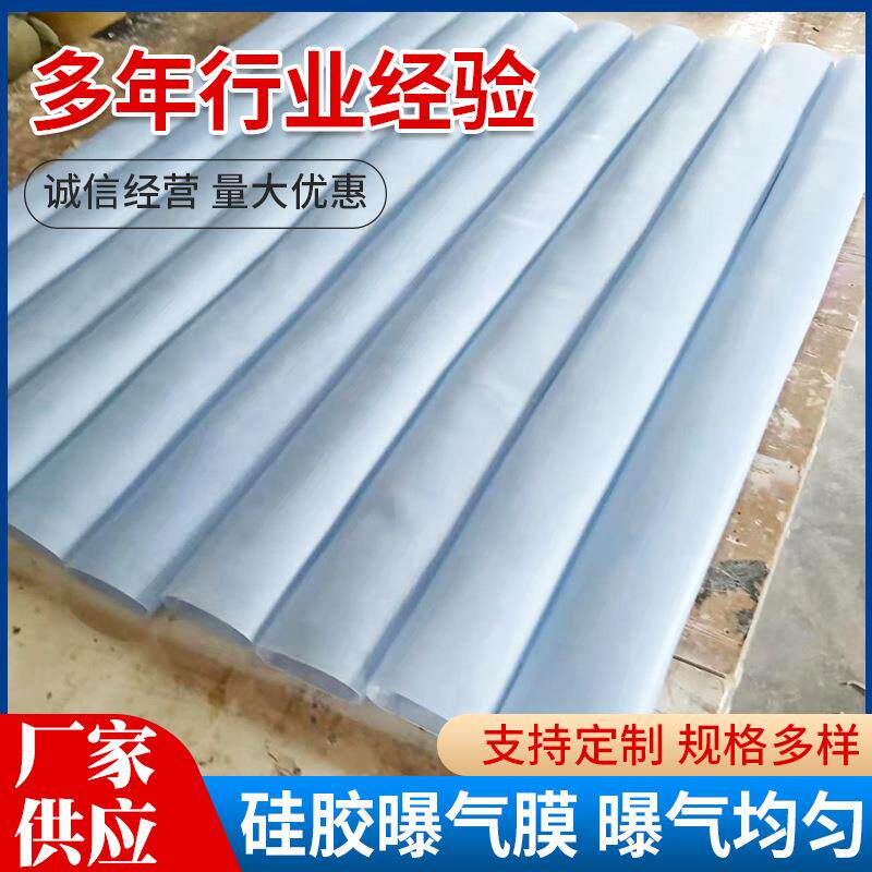 曝气管盘式曝气膜管厂供EPDM橡胶提升式曝气器膜片曝气软管