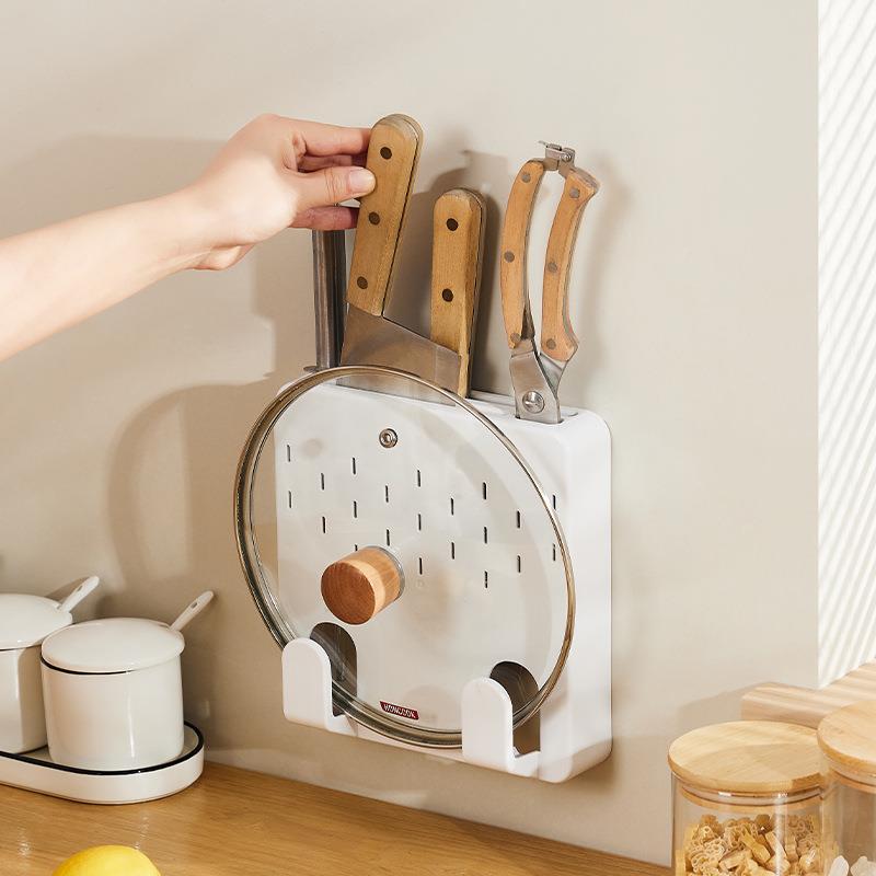 Japanese-style knife storage rack, wall-mounted invisible kn