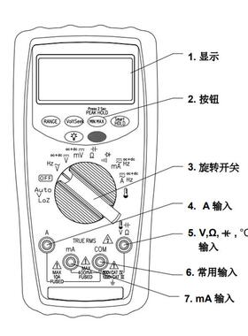 欧时RS PRO IDM99IV 工业手持式万用表873-2367 1000V 直流交流