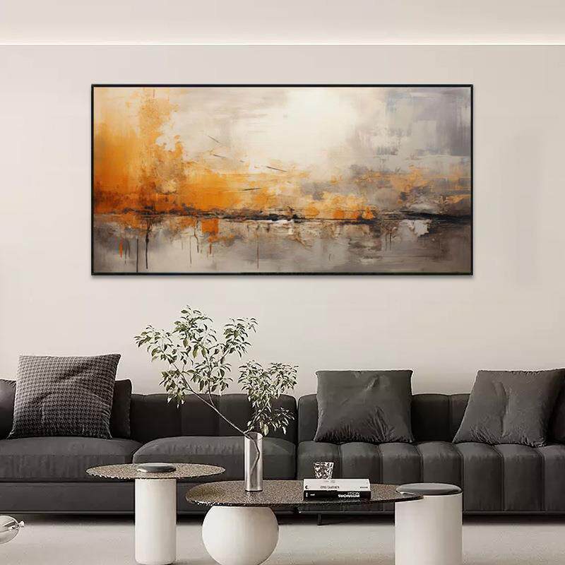 现关021代简约抽象肌理客厅玄装饰画发背景装饰挂画办公室壁沙壁