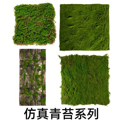 彷真植毛苔藓青苔块人造人工绿色假草皮绿植造景景观室内装饰植物